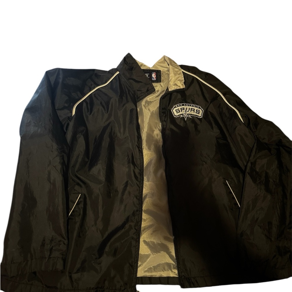 Spurs Black and Grey Jacket